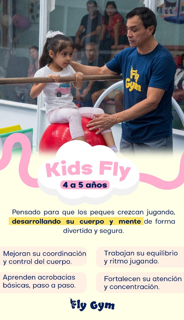 Kids Fly, programa de gimnasia de 4 a 5 años